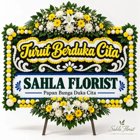 Papan Bunga Duka Karang Tengah